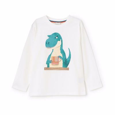 Paul Smith Junior (Baby & Kids)/ポール・スミス ジュニア カップDINO長袖Tシャツ 3553208 オフホワイト トップス【三越伊勢丹/公式】