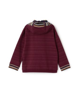 裏ボーダー裏毛ジップパーカー 3553210 | Paul Smith Junior