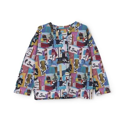 Paul Smith Junior (Baby & Kids)/ポール・スミス ジュニア コラージュ柄長袖Tシャツ 3553227 マルチ トップス【三越伊勢丹/公式】