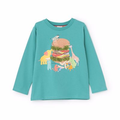 Paul Smith Junior (Baby & Kids)/ポール・スミス ジュニア アニマルハンバーガー長袖Tシャツ 3553228 エメグリ トップス【三越伊勢丹/公式】