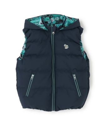 Paul Smith ネイビー ダウンベスト リバーシブルダウンベスト 3553301 | Paul Smith Junior