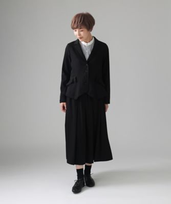 テピカスカート　Ｃｈｒｏｎｉｃｌｅ　ブラックのタックギャザースカート　３５５３４４３－３