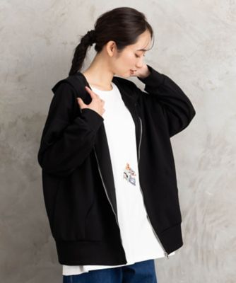 ＜sab street my standard (Women/大きいサイズ)＞ｓａｂｓｔｒｅｅｔ　ｂｉｓ　ｗｅｂ限定　ダンボールジップパーカー　３５６０００３３