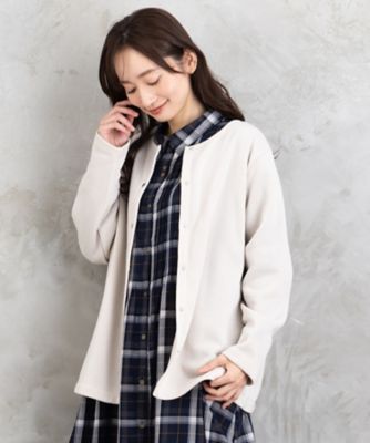 ＜sab street my standard (Women/大きいサイズ)＞ｓａｂｓｔｒｅｅｔ　ｂｉｓ　ｗｅｂ限定　ドットボタンカーディガン　３５６０００３７