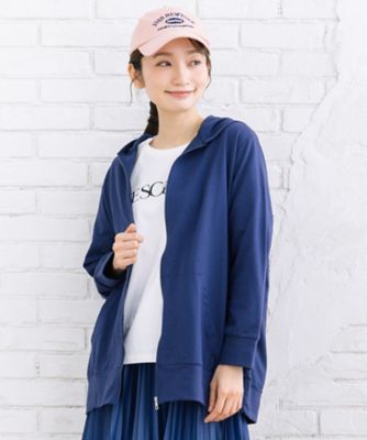 ＜sab street my standard (Women/大きいサイズ)＞ｓａｂｓｔｒｅｅｔ　ｂｉｓ　ｗｅｂ限定　吸水速乾　裏毛ジップパーカー　３５ー６０ー００４５