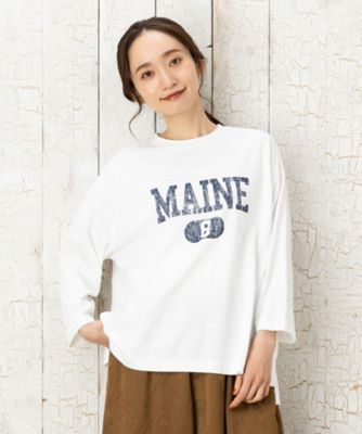 ＜sab street my standard (Women/大きいサイズ)＞カレッジロゴロンＴシャツ