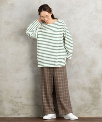 ボーダーカットソー　３５ー６１ー０００８