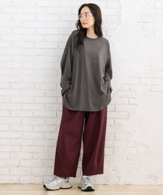 USAコットン ラウンドヘムロンT 35ー61ー0021 | sab