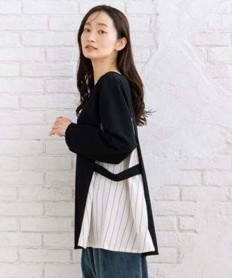 ＜sab street my standard (Women/大きいサイズ)＞ｓａｂｓｔｒｅｅｔ　ｂｉｓ　ｗｅｂ限定サイド　切り替えプルオーバー　３５－６１－００３９