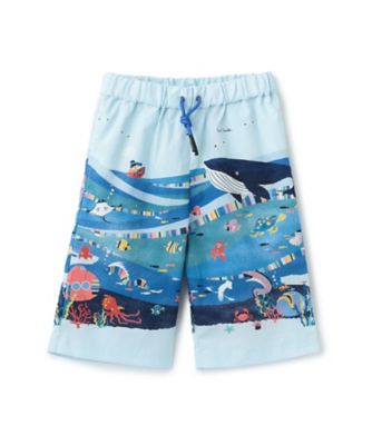 海柄・街柄パネルプリント6分丈パンツ 3561107 | Paul Smith