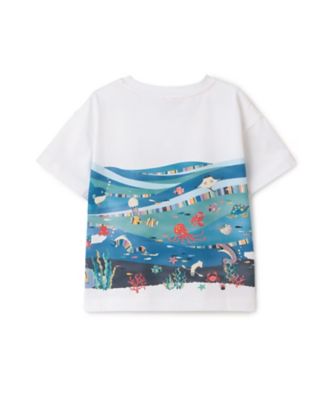 海柄・街柄パネルプリント半袖Tシャツ 3561211 | Paul Smith