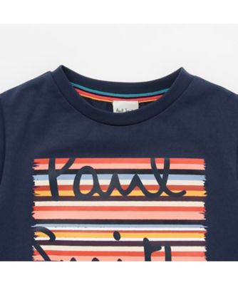 ストライプロゴ半袖Tシャツ 3561212 | Paul Smith Junior