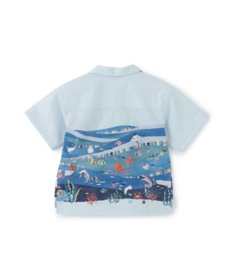 海柄・街柄パネルプリント半袖シャツ 3561225 | Paul Smith