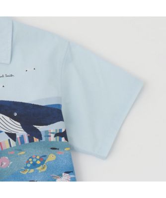 海柄・街柄パネルプリント半袖シャツ 3561225 | Paul Smith