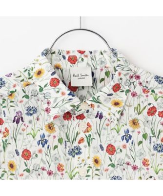 美品 Paul Smith 現行 花柄 リバティ フローラル L 長袖シャツ リバティフローラル長袖シャツ 3561616 | Paul Smith Junior