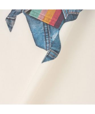 デニム恐竜プリント長袖Tシャツ 3563204 | Paul Smith Junior