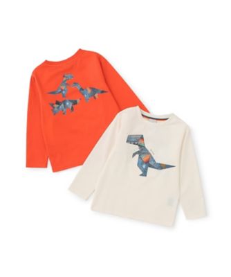 デニム恐竜プリント長袖Tシャツ 3563204 | Paul Smith Junior