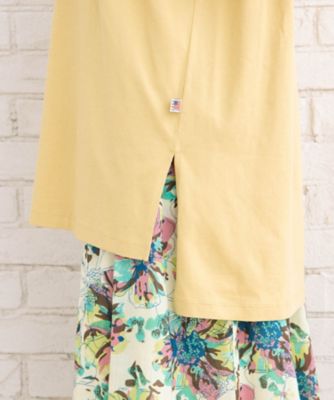 ｓａｂｓｔｒｅｅｔ　ｂｉｓ　ＵＳＡコットンステップヘムベーシックＴシャツ　３５ー６４ー００１１