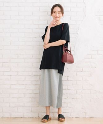 ｓａｂｓｔｒｅｅｔ　ｂｉｓ　ＵＳＡコットンステップヘムベーシックＴシャツ　３５ー６４ー００１１