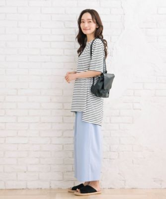 ｓａｂｓｔｒｅｅｔ　ｂｉｓ　ＵＳＡコットンステップヘムベーシックＴシャツ　３５ー６４ー００１１
