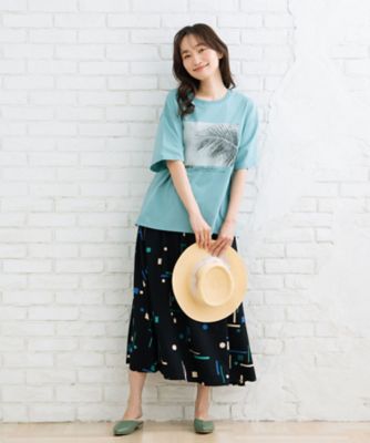ｓａｂｓｔｒｅｅｔ　ｂｉｓ　モノクロームフォトプリントＴシャツ　３５ー６４ー００１６