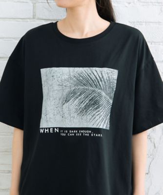 ｓａｂｓｔｒｅｅｔ　ｂｉｓ　モノクロームフォトプリントＴシャツ　３５ー６４ー００１６