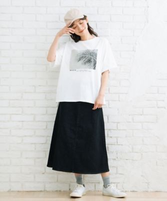 ｓａｂｓｔｒｅｅｔ　ｂｉｓ　モノクロームフォトプリントＴシャツ　３５ー６４ー００１６