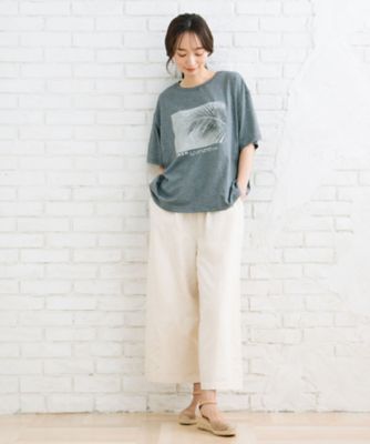 ｓａｂｓｔｒｅｅｔ　ｂｉｓ　モノクロームフォトプリントＴシャツ　３５ー６４ー００１６