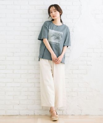 ｓａｂｓｔｒｅｅｔ　ｂｉｓ　モノクロームフォトプリントＴシャツ　３５ー６４ー００１６