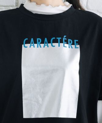 ｓａｂｓｔｒｅｅｔ　ｂｉｓ　箔×カラーロゴプリントオーバーＴシャツ　３５ー６４ー００１８