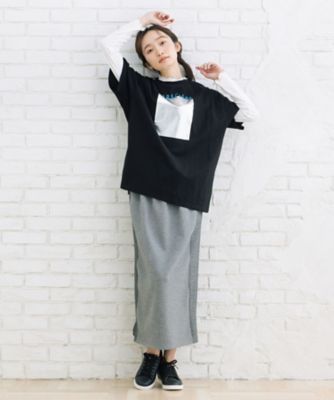 ｓａｂｓｔｒｅｅｔ　ｂｉｓ　箔×カラーロゴプリントオーバーＴシャツ　３５ー６４ー００１８