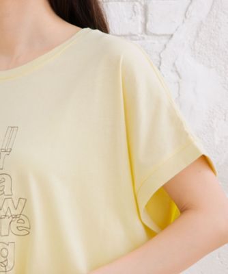 ｓａｂｓｔｒｅｅｔ　ｂｉｓ　ｗｅｂ限定　プロバーブステッチエンブロイダリーＴシャツ　３５６４００２４