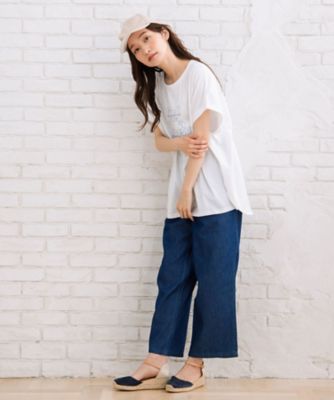 ｓａｂｓｔｒｅｅｔ　ｂｉｓ　ｗｅｂ限定　プロバーブステッチエンブロイダリーＴシャツ　３５６４００２４