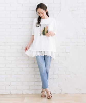 sabstreet bis web限定 裾刺繍レースタンクトップ 35