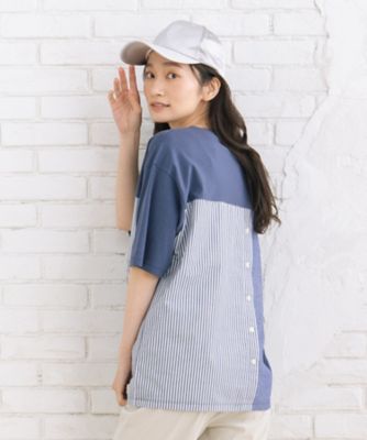 天竺刺繍入りチュニック 6702105 | green nout (Women/大きい