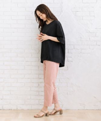 sabstreet bis web限定 レース切替裾タックカットソー