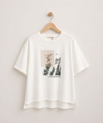 sabstreet bis web限定 モノクロプリントTシャツ 35