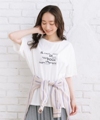sabstreet bis web限定 箔×ロゴプリントTシャツ 35