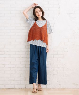 ｓａｂｓｔｒｅｅｔ　ｂｉｓ　かぎ針風キャミアンサンブル　３５ー６８ー００１３