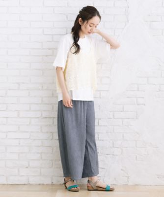 sabstreet bis web限定レース風キャミアンサンブル