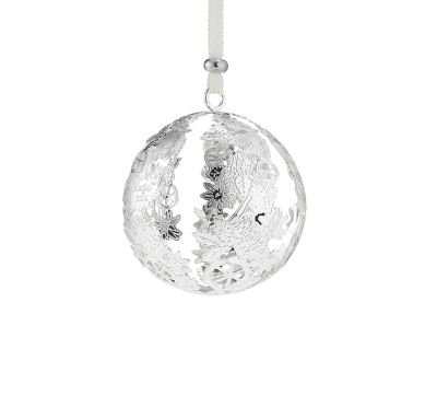 ＜CHRISTOFLE＞クリスマスボール　シルバー