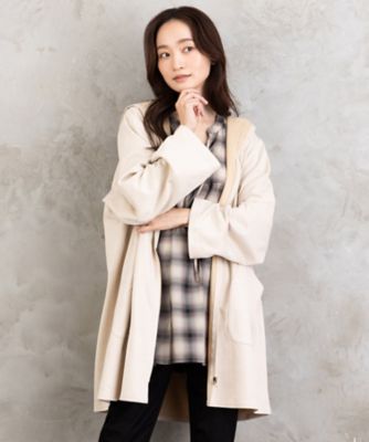 sabstreet bis web限定 フェイクスェードZIPコート