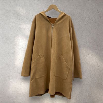 sabstreet bis web限定 フェイクスェードZIPコート