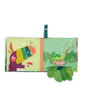 【受注商品】「Ｄａｎ　Ｌａ　Ｊｕｎｇｌｅ」にぎやかジャングルの布絵本