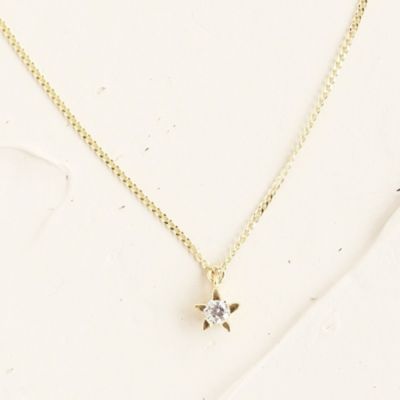 ＜e.m. (Women)＞ｌｉｔｔｌｅ　ｅｍｂｌｅｍ　ダイヤモンドネックレス