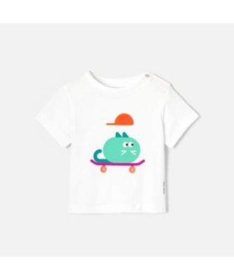 ＜JACADI (Baby&Kids)＞プリント入り半袖Ｔシャツ