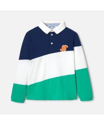 ＜JACADI (Baby&Kids)＞ロゴ付き長袖ポロシャツ