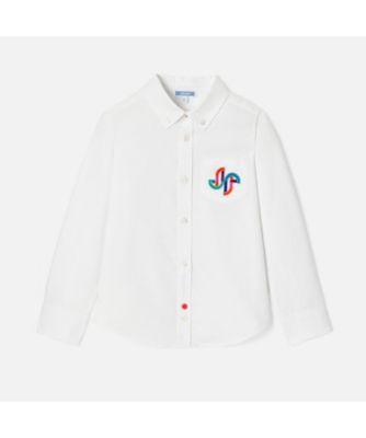 ＜JACADI (Baby&Kids)＞ロゴ入りオックスフォードシャツ