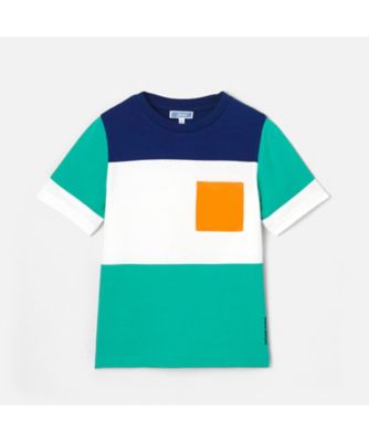 ＜JACADI (Baby&Kids)＞カラーブロック半袖Ｔシャツ