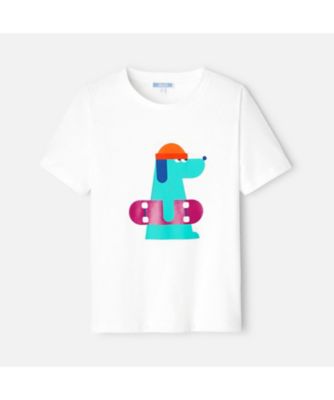 ＜JACADI (Baby&Kids)＞プリント入り半袖Ｔシャツ